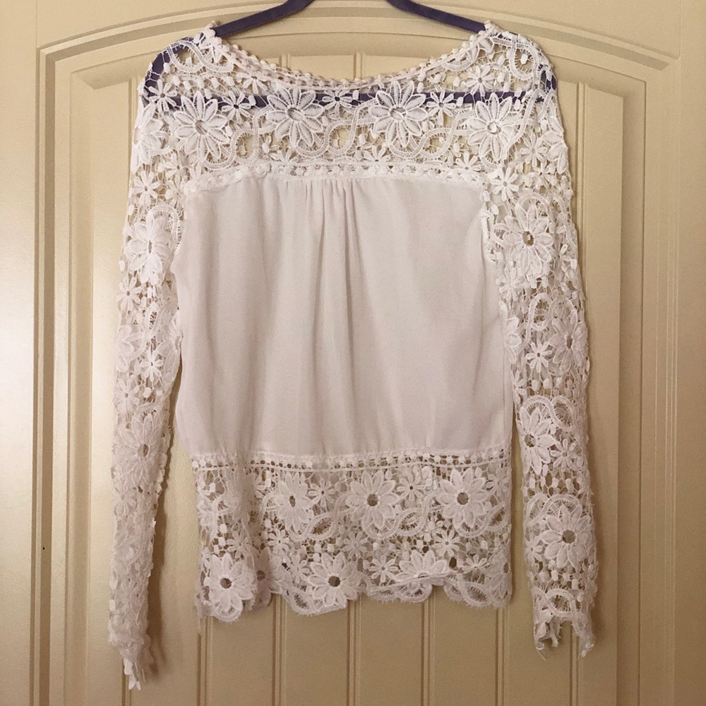 White Lace Top